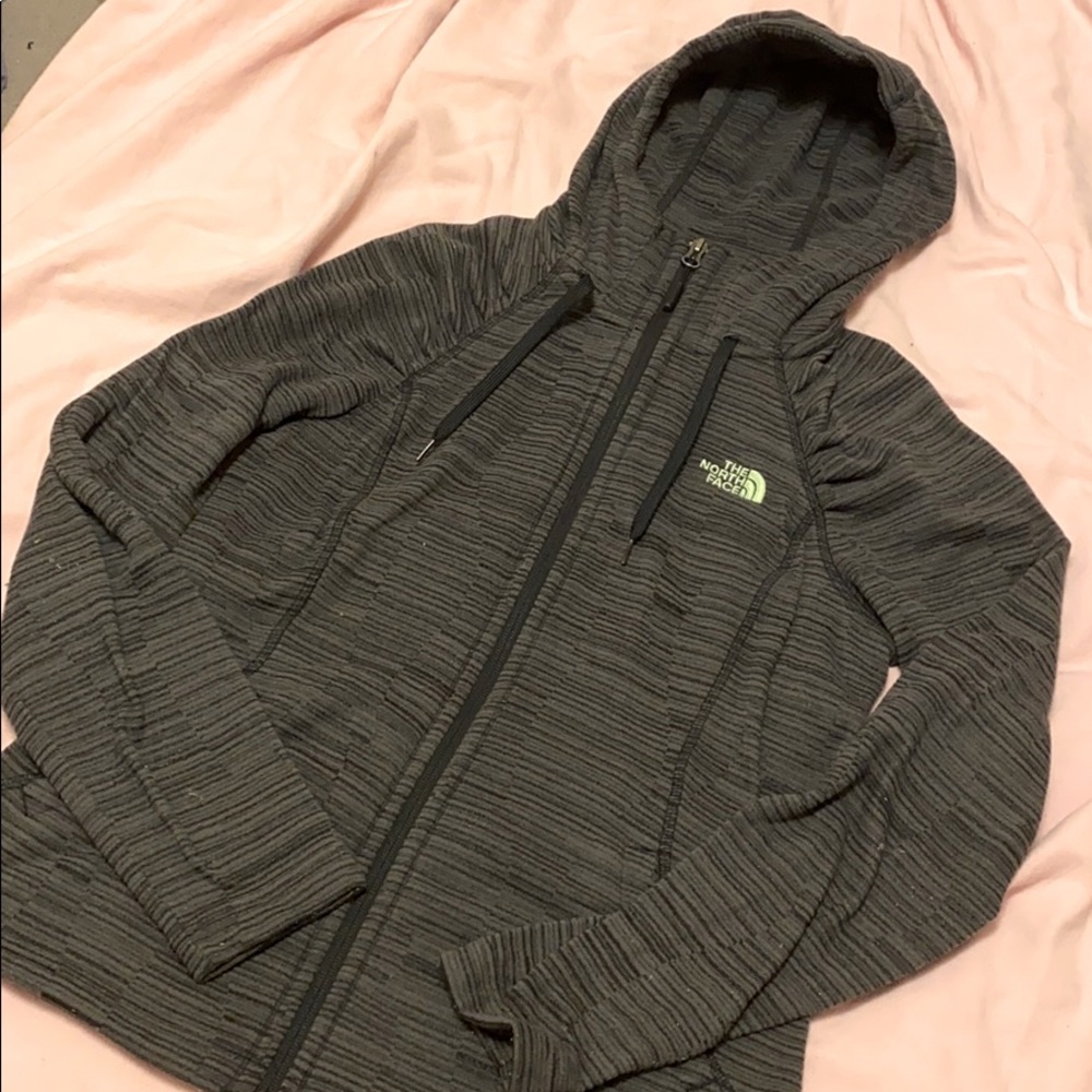The north face zip up hoodie